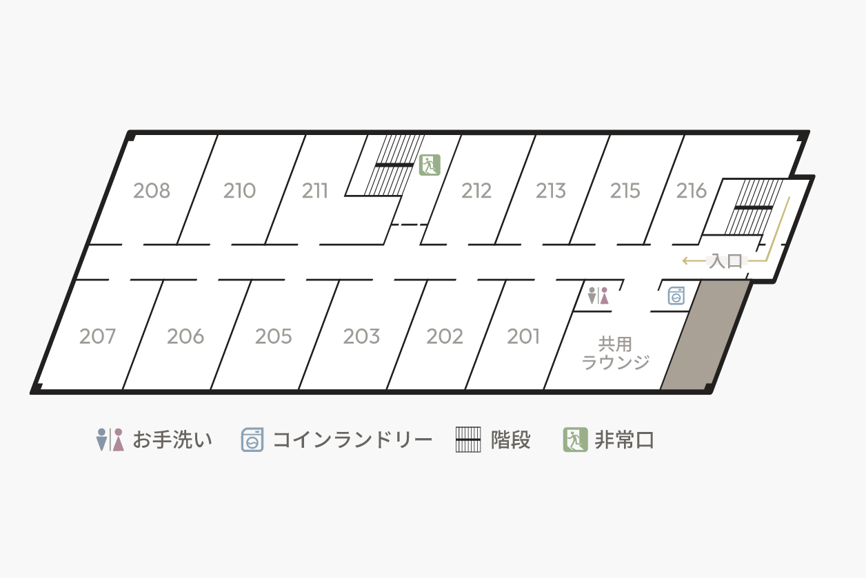 設備紹介:フロアマップ
